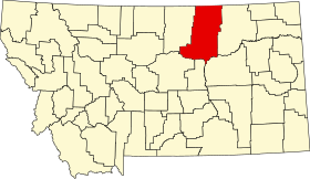 Placering af Phillips County (Phillips County)