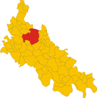 Locatie van Lodi in Lodi
