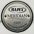 Badge rond Meridian Maple