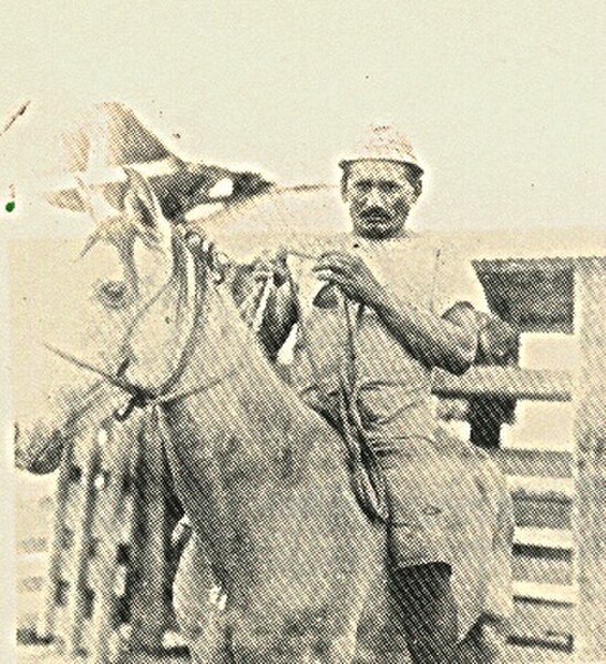 Gallegos based the character of Maria Nieves on a real man of the same name he knew during his travels in the plains. Maria Nieves photographed here i