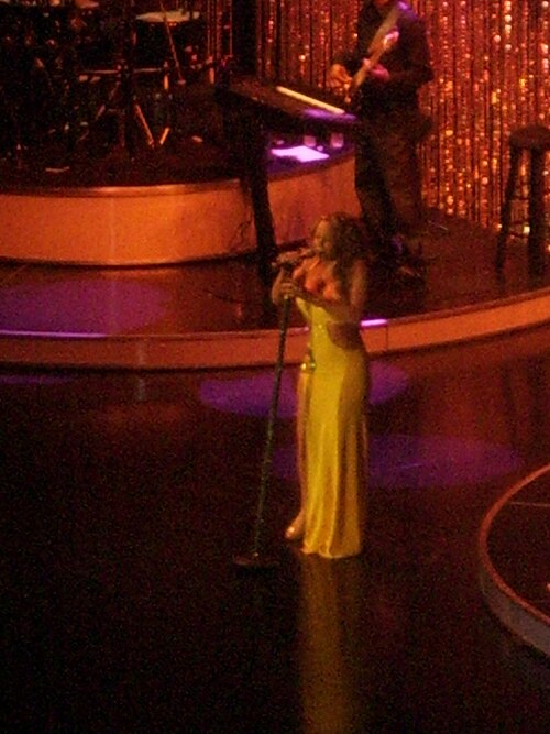 Mariah Carey performing in Tampa, Florida on August 7, 2006.