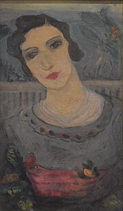 Miniatuur voor Bestand:Marie Bermond - Portrait de femme à la ceinture rouge 02.jpg