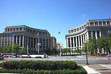 Market Square, one of the first developments approved in the redevelopment of Pennsylvania Avenue. Market Square.JPG