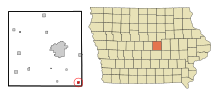 Thumbnail for File:Marshall County Iowa Incorporated and Unincorporated areas Gilman Highlighted.svg