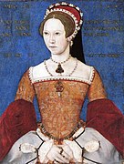 Mary I Tudor of England when Princess