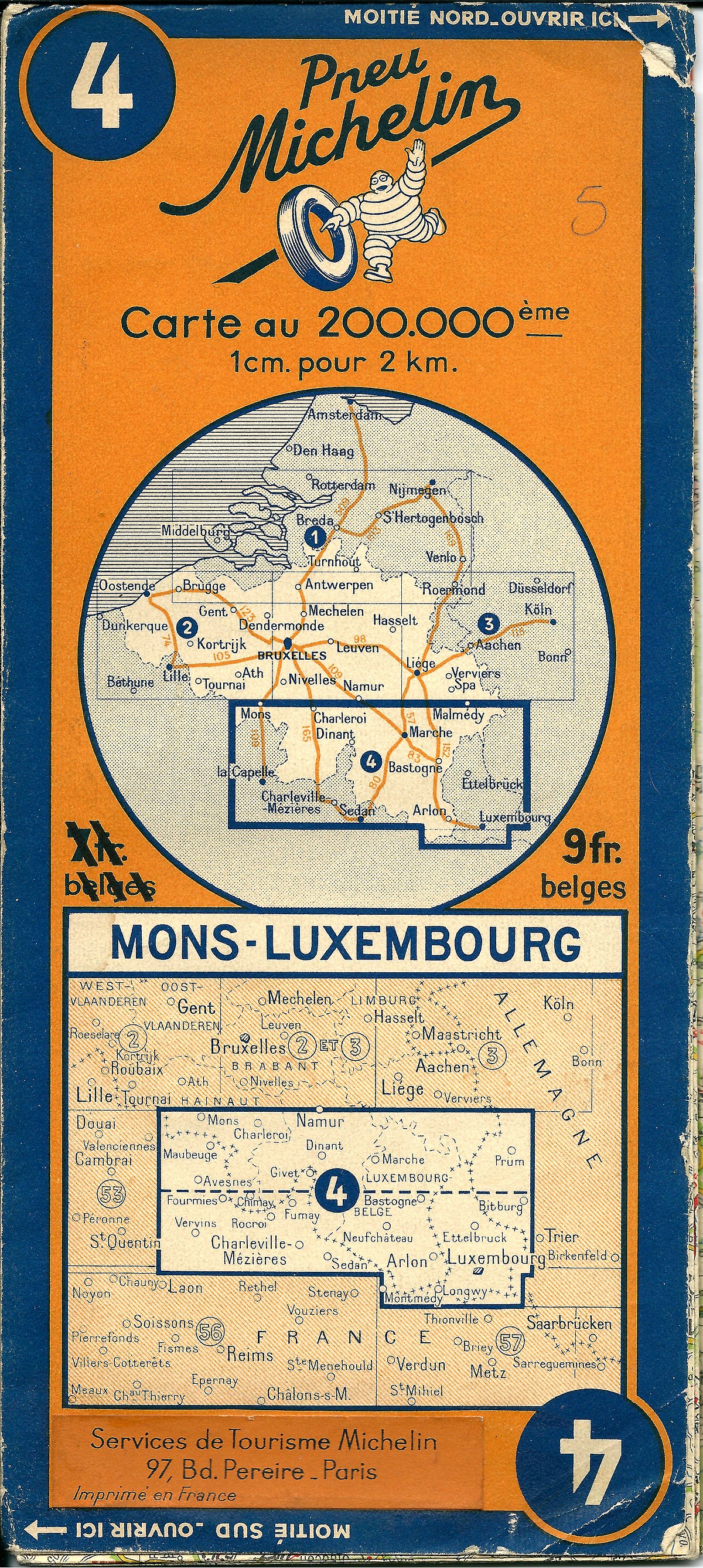 carte michelin amsterdam File:Michelin map nr 4 of 1940.   Wikimedia Commons