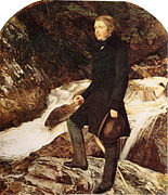 John Everett Millais, Portrait de John Ruskin, 1854.