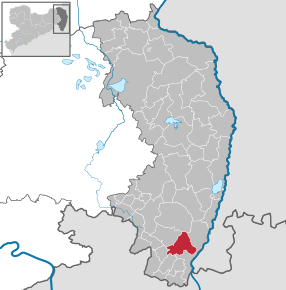 Poziția Mittelherwigsdorf pe harta districtului Görlitz