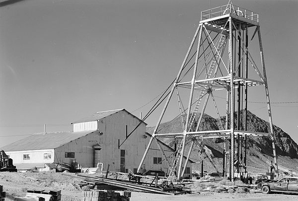 Old Mizpah mine in 1980