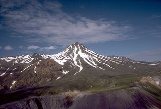 <span class="mw-page-title-main">Yantarni Volcano</span> Remote andesitic stratovolcano in the U.S. state of Alaska