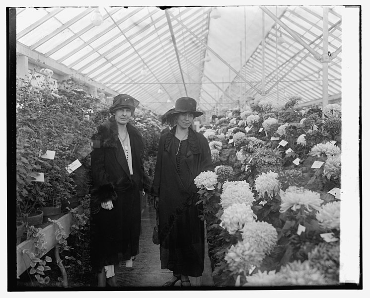 File:Mrs. Wm. M. Jardine & Mrs. Coolidge, Chrysanthemum show, 11-5-25 LCCN2016841269.jpg