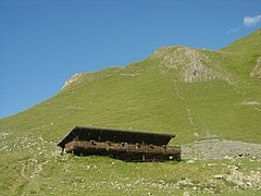 Refuge de la Muzelle en été