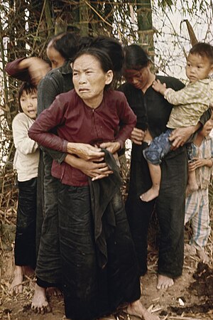 Women and children before being killed by American GIs. Photo by Ronald L. Haeberle. My Lai massacre woman and children.jpg