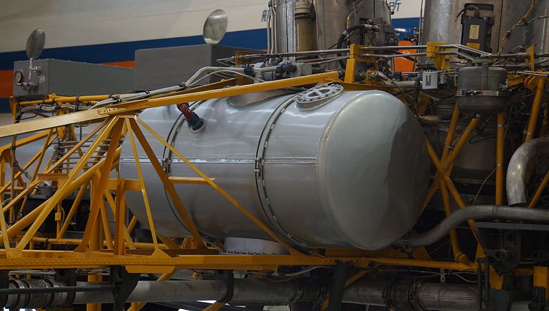 File:NAL VTOL Flying Test Bed fuel tank(right) at Kakamigahara Aerospace Science Museum November 2, 2014.jpg