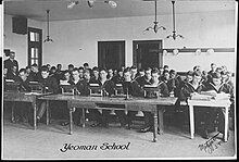 Yeoman School, New York Navy Yard c. 1910-19 NH 117784 - Yeoman School, NY Navy Yard.jpg