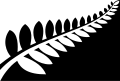 Silver Fern (blanco y negro) de Alofi Kanter