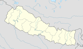 Poloha mesta v Nepále