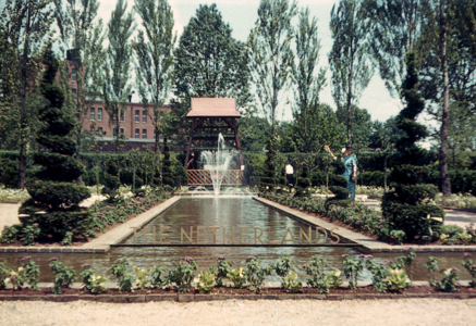 The Netherlands Garden, located in the Netherlands Pavilion exhibit