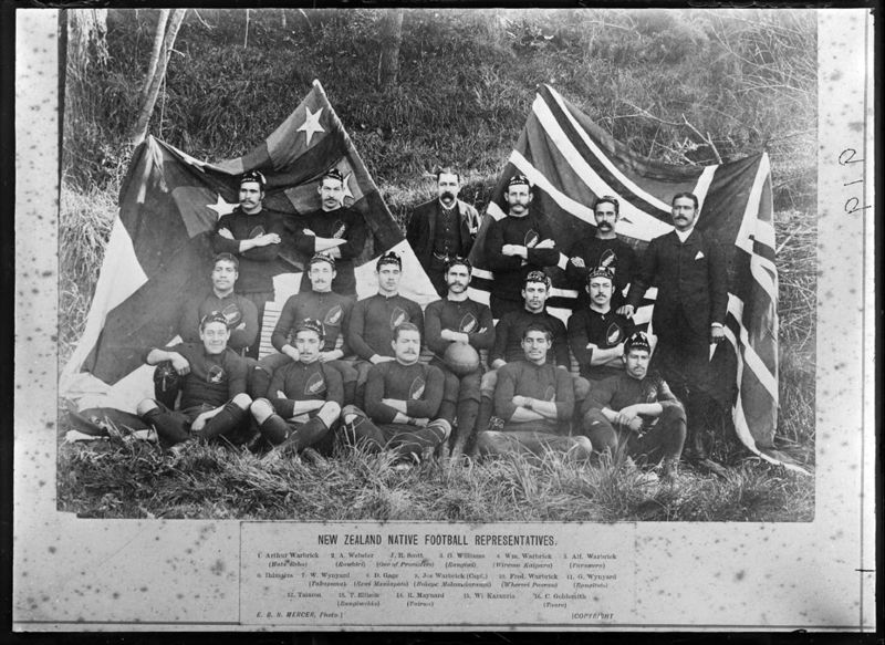 File:New Zealand Natives football team black and white.jpg