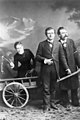 Nietzsche avec Paul Rée et Lou Andreas-Salomé en 1882 à l'âge de 37 ans.