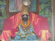 Nimbarkacharya's holy icon at Ukhra Mahanta Asthal(West Bengal).JPG