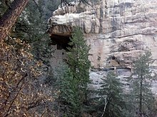 Nogales (Spring) Cliff Houses in Northern New Mexico Nogales Cliff House Gallina Culture.jpg