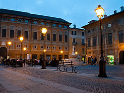 Novi Ligure: Palazzo Delle Piane op het gelijknamige plein.