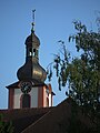 Turm der katholische Kirche St. Laurentius