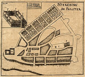 Nykøbing Falster: Name der Stadt, Einwohner, Wirtschaft