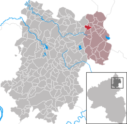 Kaart van Oberroßbach