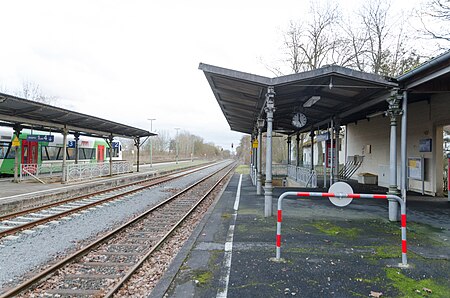 Oerlenbach, Ebenhausen, Bahnhof, 003