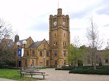 Old Arts Building (1919-1924) in Parkville Campus of University of Melbourne. Old Arts Building. Parkville Campus of University of Melbourne.JPG