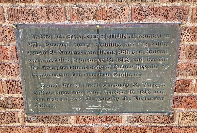 File:Old St. Joseph Church Plaque.jpg