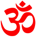 AUM symbol, the primary (highest) name of the God as per the Vedas.svg