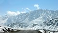 Picchi ghiacciati sulla strada di LEH