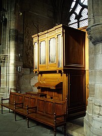 Orgue de chœur, cathédrale de Moulins.