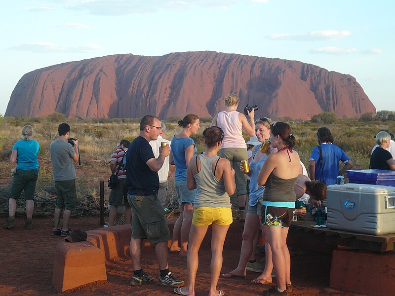 File:Outback Trip - Uluru Sunset Happy Hour 6 (4157447984).jpg