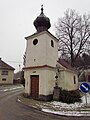 Čeština: Celkový pohled na kapli Panny Marie v Číchově, okr. Třebíč. English: Overview of Chapel of Virgin Mary in Číchov, Třebíč District.