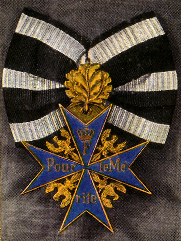 Pour le Mérite with oak leaves