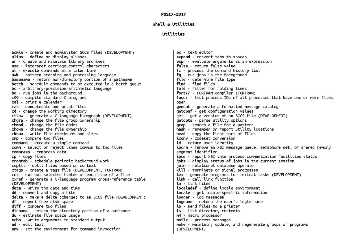 List Of Unix Commands Wikipedia