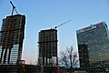 New high-rise apartments being built