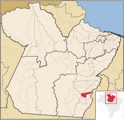 Localização de Rio Maria no Pará