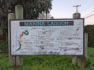 Map of Marina Lagoon at Parkside Aquatic Park (2022) Parkside Aquatic Park, San Mateo - 51792750338.jpg