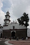 Kyrkan Iglesia San Cristóbal (Sankt Kristofferkyrkan).
