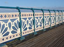 Penarth Pier railings detail