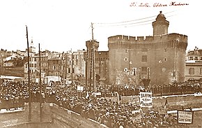 Protesten in Perpignan in 1907