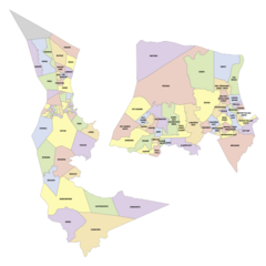 Political map of Legazpi, Albay