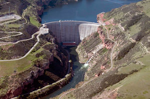 Dammen til Yellowtail Dam