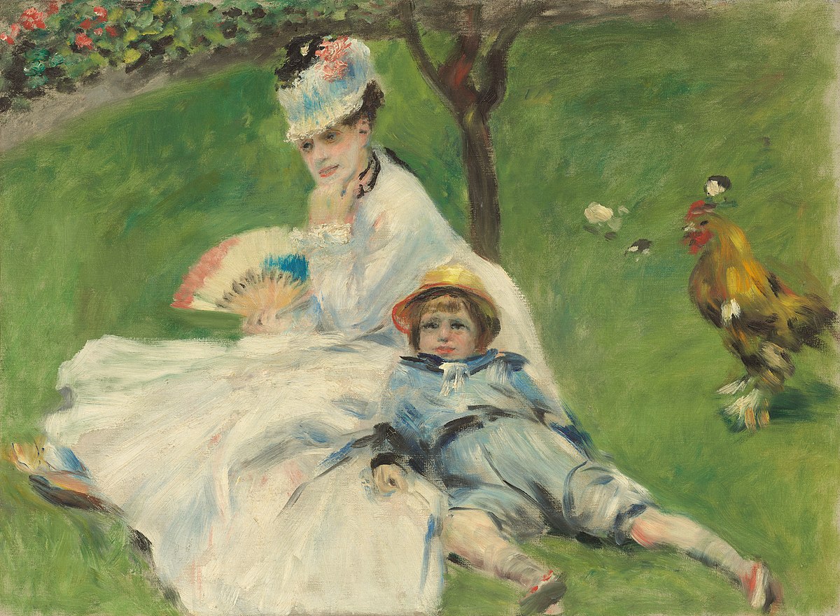 ファイル:Pierre-Auguste Renoir - Madame Monet and her Son.jpg