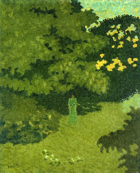 File:Pierre Bonnard Woman in a Green Dress in a Garden.jpg